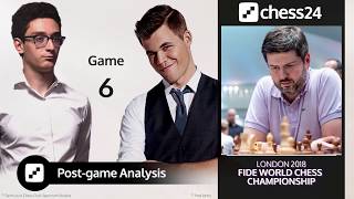 Svidlers CarlsenCaruana Game 6 Analysis  2018 FIDE World Chess Championship [upl. by Youngman674]