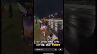 Trackhawk WRECKS at Dragstrip  35k POT 😵‍💫‼️ youtubeshorts shorts trending subscribe live [upl. by Elisha47]