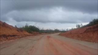 Kalimantan Borneo Indonesia  a space lapse taken by bicycle Aruk to Sambas [upl. by Eceinwahs]