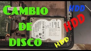 como cambiar disco duro hard drive de laptop HP 15 1018dx en español [upl. by Lavotsirc]