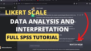 Likert scale data analysis and interpretation [upl. by Anirahc256]