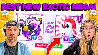 Trading the BEST NEW EXOTIC Pet in Adopt Me Roblox [upl. by Tloc755]