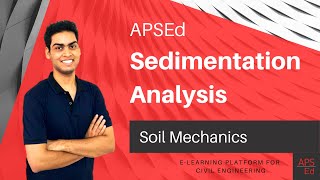 Sedimentation Analysis of Soil  Stokes Law  Soil Mechanics  APSEd [upl. by Nohshan104]