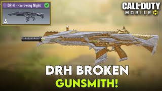 BEST DRH Gunsmith in COD Mobile  3 Shot  No Recoil DRH Loadout CODM [upl. by Schwejda297]