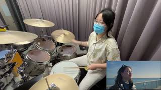 ล้านปีแสง（Still Missing You）Zom Marie－Ost Uranus2324【Drum cover】 by 92coffy [upl. by Zonda]