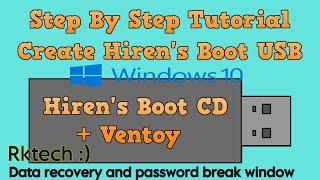 How to Download amp Install Hiren HBCD boot  How To Download Hirens Boot CD PE x64 Windows 10 Hindi [upl. by Doy]