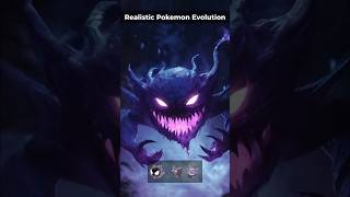 Realistic Pokemon Evolution  Gengar pokemon pokemoncommunity shorts gengar jigglypuff [upl. by Presber]