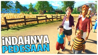 WADUH BiKiN WAHANA BERMAiN Di PELOSOK DESA  Planet Coaster 2 [upl. by Bianka]