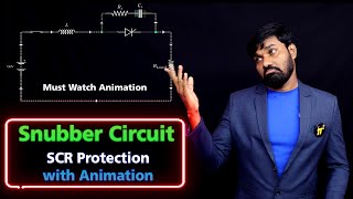 Snubber circuit in power electronics through Animation Thyristor Protection [upl. by Eladal]