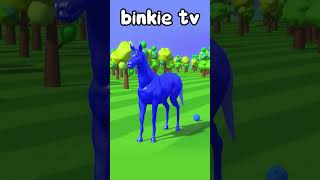 Learn Colors and Numbers with Horse Bowling  Binkie TV [upl. by Malloy383]