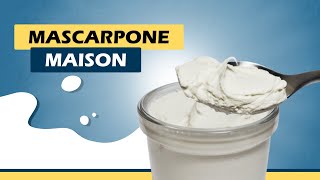 Recette mascarpone fait maison [upl. by Erlina600]