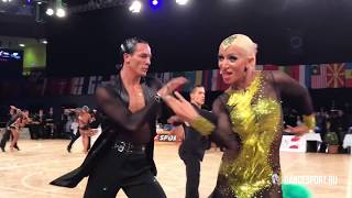 Gabriele Goffredo  Anna Matus MDA  Samba  18 WDSF World Latin Championship  AOC 2017 [upl. by Sulecram]