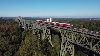 VT125 “Stuttgarter Rössle” auf der Marschbahn bei der Überfahrt des NOK [upl. by Nois]