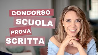 Concorso scuola  La prova scritta [upl. by Aram724]