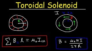 Magnetic Field of a Toroidal Solenoid Amperes Law Physics amp Electromagnetism [upl. by Katharyn]