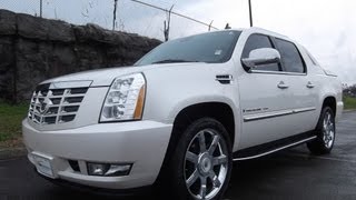 sold2009 CADILLAC ESCALADE EXT AWD 47K WHITE DIAMOND PREMIUM 22quotS FORD OF MURFREESBORO 8884391265 [upl. by Aitnyc]