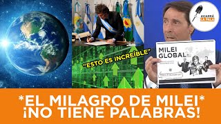 FEINMANN FILTRÓ LA ENCUESTA MUNDIAL DE MILEI QUE ES UN MILAGRO ARGENTINO quotESTO ES IMPRESIONANTEquot [upl. by Ilrebmik]