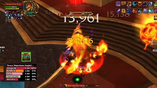 Majordomo Staghelm 10 HC Buffed version  Feral Druid  Cataclysm Classic Firelands [upl. by Ecinna]