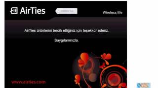 Airties Air 5050 Modem Kurulumu wwwinternetarizacom [upl. by Aryad]