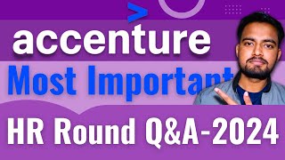 Accenture Most Important HR Round Interview Questions and Answers 2024  Corporate Wala accenture [upl. by Eyatnod]