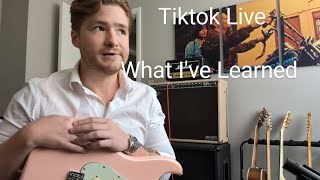 What Ive Learned Playing Guitar on TikTok Live [upl. by Ottie]