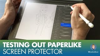 Trying out PaperLike iPad Screen Protectors [upl. by Illib]