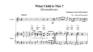 Greensleeves piano accompaniment [upl. by Eaver]