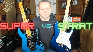 Strat vs Superstrat  Guitar Style Comparison [upl. by Alduino]