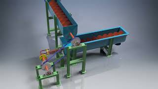 Simulasi Inventor  Animation Screw Conveyor 2 Axis [upl. by Rains641]