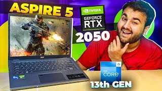 A Powerful Thin Laptop  Acer Aspire 5 2023  i5 13th Gen RTX 2050 🔥 [upl. by Eriam]