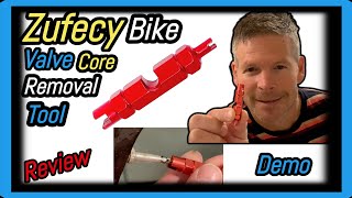 Zufecy Bike Valve Core Removal Tool Review and Demonstration ★ For Presta and Schrader Valves [upl. by Eiddam390]