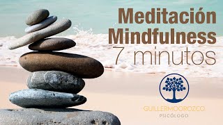 🧘‍♂🧘‍♀ Meditación guiada Mindfulness de 7 minutos [upl. by Fondea58]