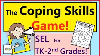 Coping Skills Game for Kids Grades TK3rd for Classroom SEL amp Group Counseling [upl. by Crofton]