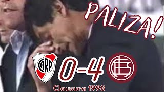 GOLEADA River 04 Lanus  Fecha 1 Clausura 1998 [upl. by Whittemore]