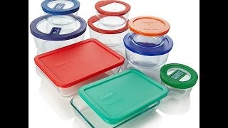 Pyrex Mixed 18piece Storage Set [upl. by Oirobil]