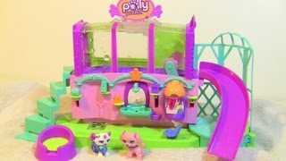 Polly Pocket Review Sparklin Pets Spa Dog Color Change Toy [upl. by Stoneman]