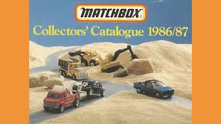 Matchbox Collectors Catalogue 198687 [upl. by Aseram]