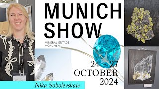 Nika Sobolevskaia LIVE from the 2024 Munich Mineral Show [upl. by Garrard890]