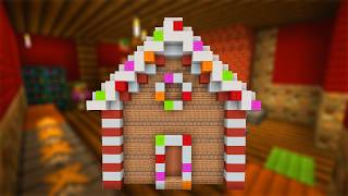 How to Build a Christmas Gingerbread House  Minecraft Tutorial [upl. by Jim]