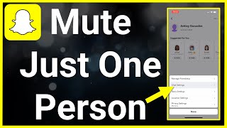 How To Turn Off Snapchat Notifications For One Person [upl. by Adamik]