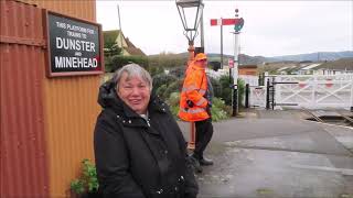 WSR STEAM TRAIN MOVEMENTS 20 NOVEMBER 2020 AT BLUE ANCHOR AND WATCHET [upl. by Wills]