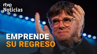 CATALUÑA PUIGDEMONT convoca un quotRECIBIMIENTO INSTITUCIONALquot antes del PLENO de INVESTIDURA  RTVE [upl. by Krissie]