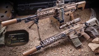 US Army XM5 XM250 Rifles and 68mm hybrid ammo [upl. by Ramled309]