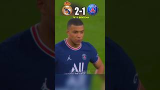 Real Madrid 🇪🇸 VS PSG 🇫🇷 UCL 2022 Mbappe Offside Benzema Aura [upl. by Malissa]