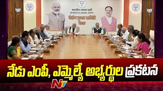 AP BJP to Announce MP and MLA Candidates Shortly  AP Elections 2024  NTV [upl. by Correna319]