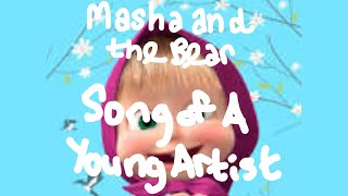 Masha and the Bear  Song of A Young Artist Lyrics RussianEnglish Transliteration [upl. by Livia64]