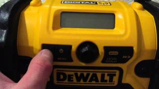 DeWalt XR DCR020GB Compact DAB Radio 240V Review [upl. by Orvie]