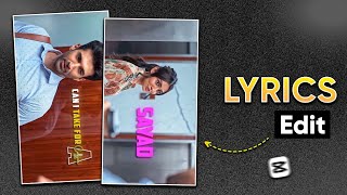 Movie Scene Lyric Video Editing  Instagram Trending Reels Video Editing 🦋 [upl. by Dyraj]