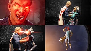 Mortal Kombat 1  All Homelander Fatalities amp Brutalities  4K 60ᶠᵖˢ ✔ [upl. by Laughlin]