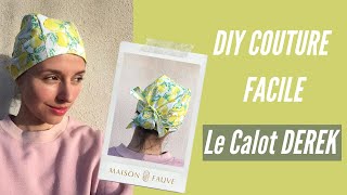 Tuto patron de couture  le calot DEREK [upl. by Michale]